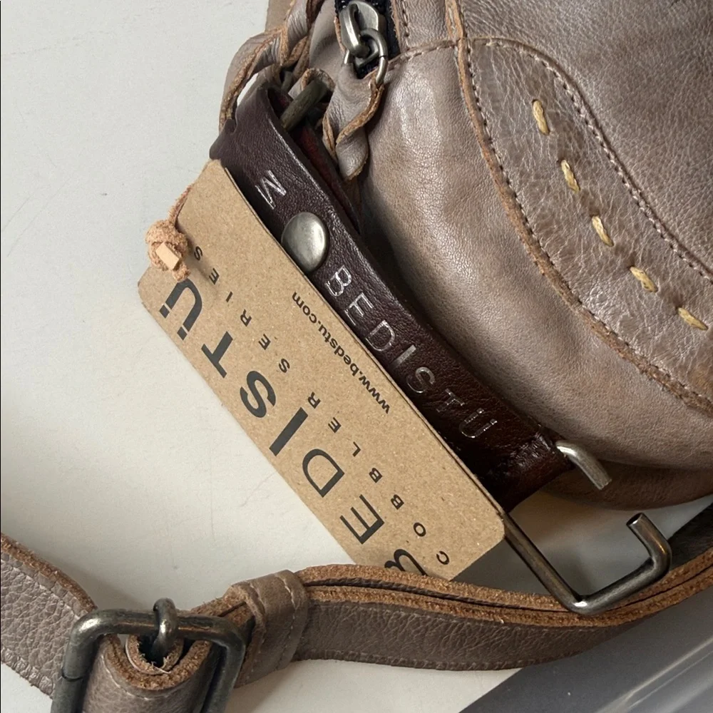 Bed Stu Arenfield Leather Bag in Icicle Gray - Picture 6 of 13